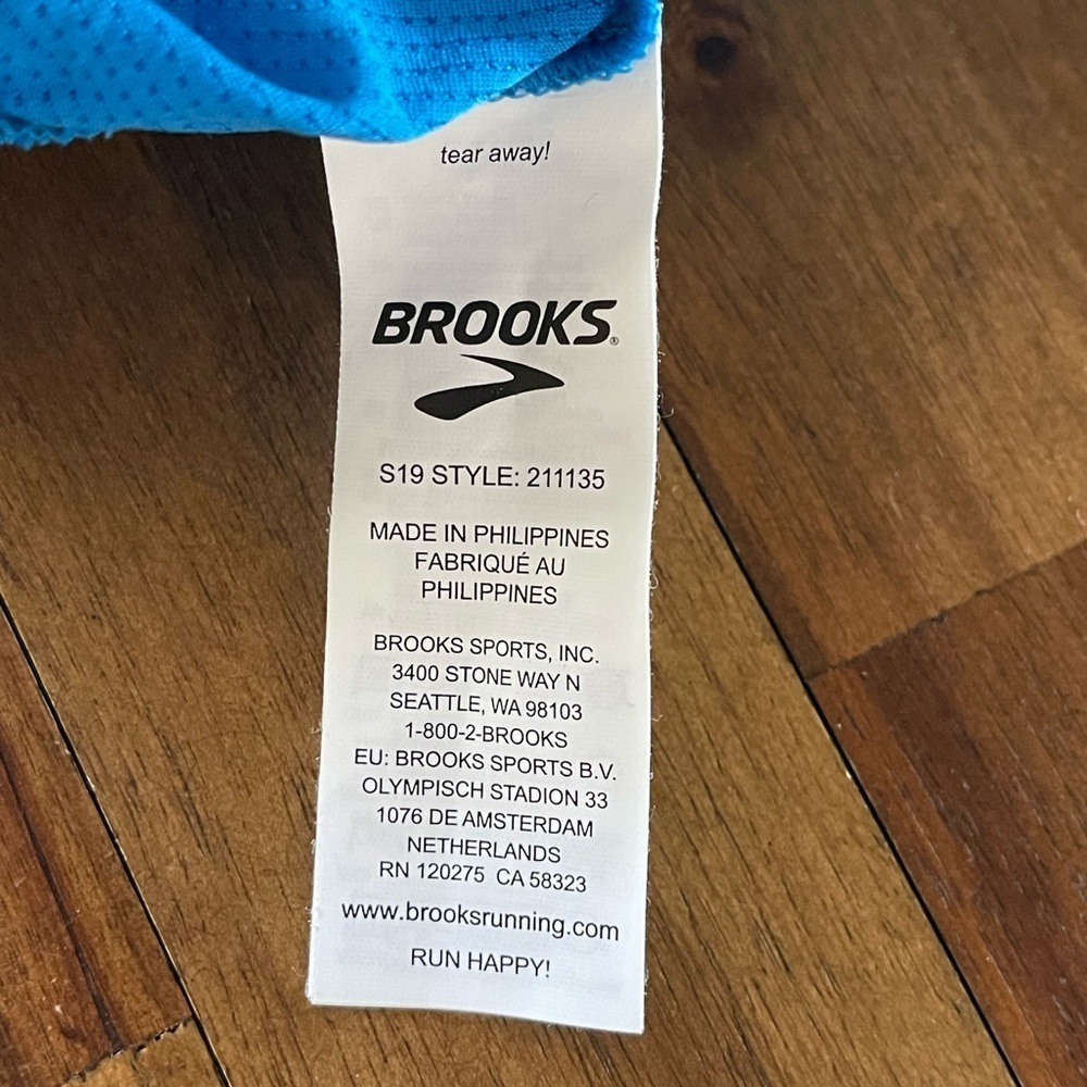 Brooks Go-To 2” split short blue XS - Picture 6 of 8
